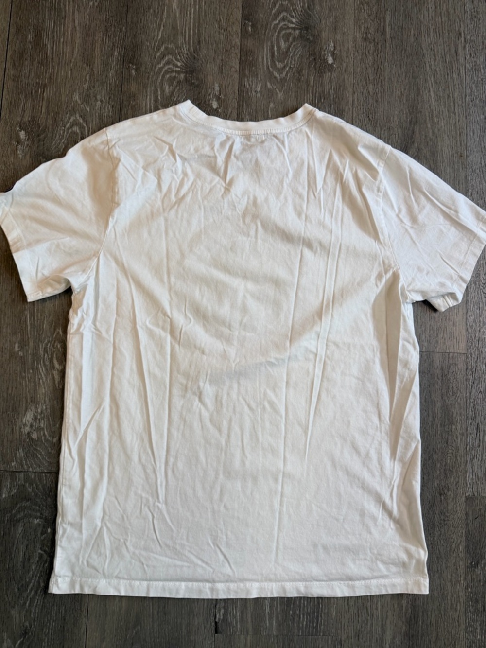 Wimbledon White Tee with Purple & Green Tennis Emblem - Picture 5 of 5